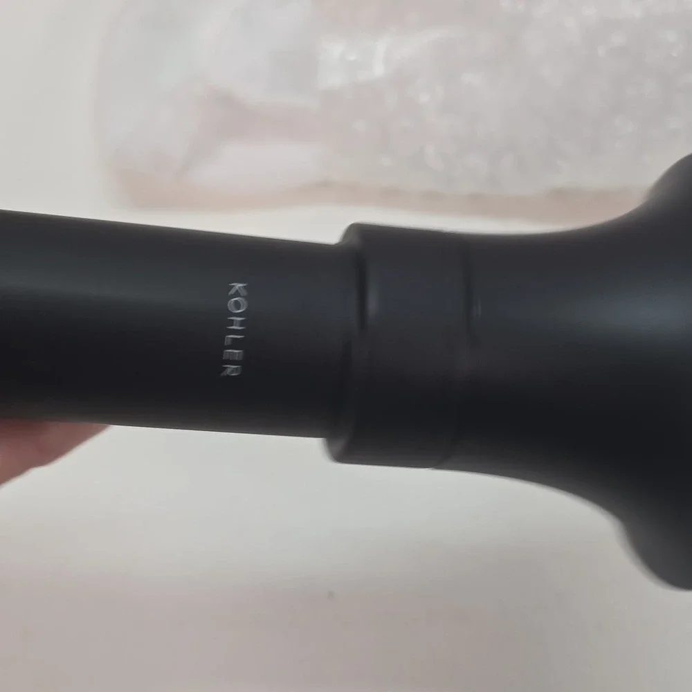 Kohler 27423-BL Wall Mount Bath Spout Matte Black Tone Series Non-Diverter